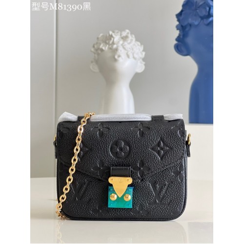 Louis Vuitton Monogram Empreinte POCHETTE METIS BB M81390 black