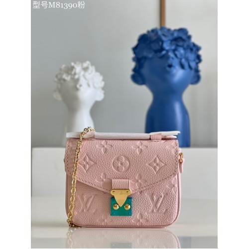 Louis Vuitton Monogram Empreinte POCHETTE METIS BB M81390 pink