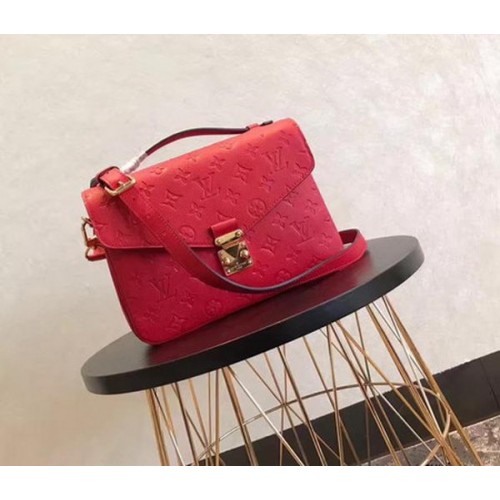 Louis Vuitton Monogram Empreinte POCHETTE METIS M41488 Red
