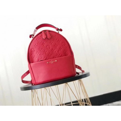 Louis Vuitton Monogram Empreinte SORBONNE BACKPACK M44019 Red