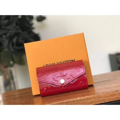 Louis Vuitton Monogram Vernis 6 KEY HOLDER 90900 red