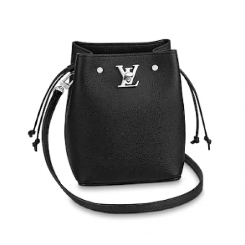 Louis Vuitton NANO LOCKME BUCKET M68709 black