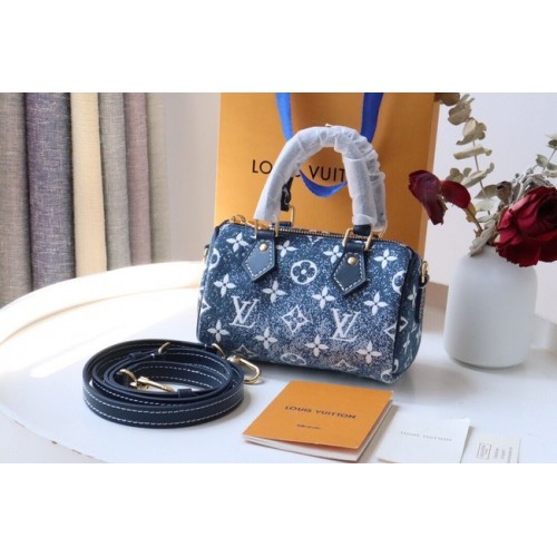 Louis Vuitton NANO SPEEDY M81213 blue
