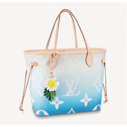 Louis Vuitton NEVERFULL MM M45678 blue