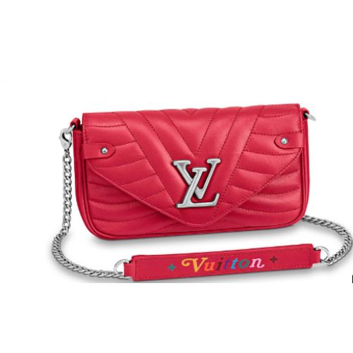 Louis Vuitton NEW WAVE Chain Bag M63956 red