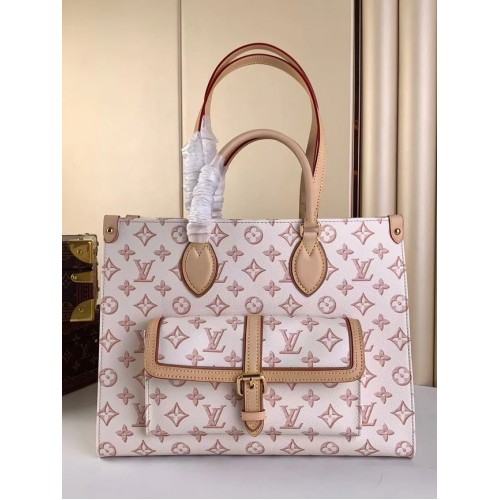 Louis Vuitton ONTHEGO MM M46154 white