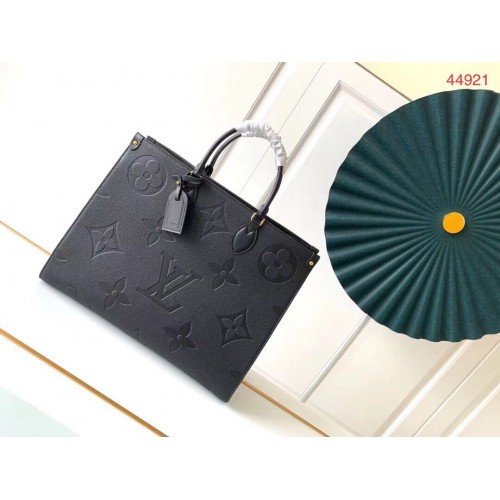 Louis Vuitton ONTHEGO Original Leather Bag M44576 Black