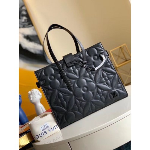 Louis Vuitton ONTHEGO Original Leather Bag M60725 Black