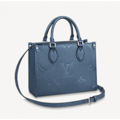 Louis Vuitton ONTHEGO PM M58956 Navy Nacre