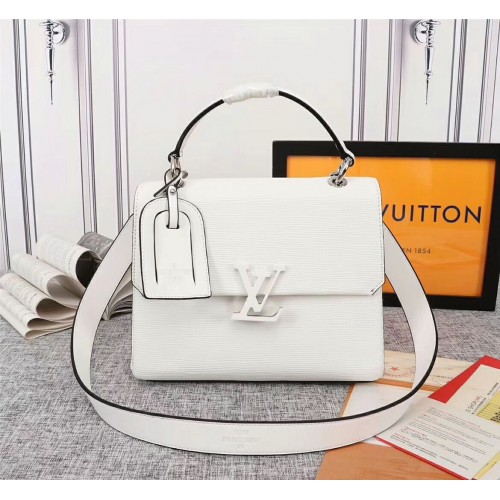 Louis Vuitton Original Epi Leather Grenelle Small Tote Bag M53694 White