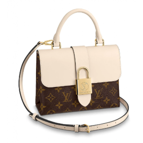 Louis Vuitton Original Leather LOCKY BB M44653 cream
