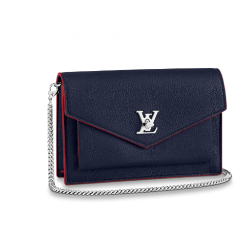 Louis Vuitton Original MYLOCKME Chain Bag M63471 Royal Blue