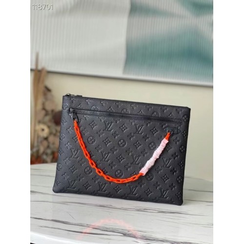 Louis Vuitton Original Monogram Empreinte POCHETTE M67461 black