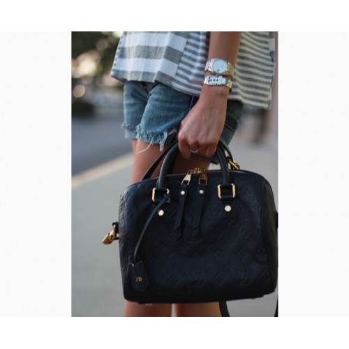 Louis Vuitton Original Monogram Empreinte SPEEDY 25 42405 black