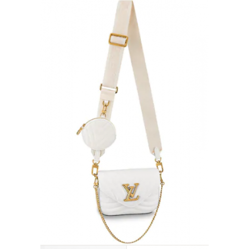 Louis Vuitton Original NEW WAVE MULTI-POCHETTE M56461 white