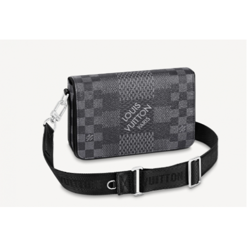 Louis Vuitton Original STUDIO MESSENGER N50013 black