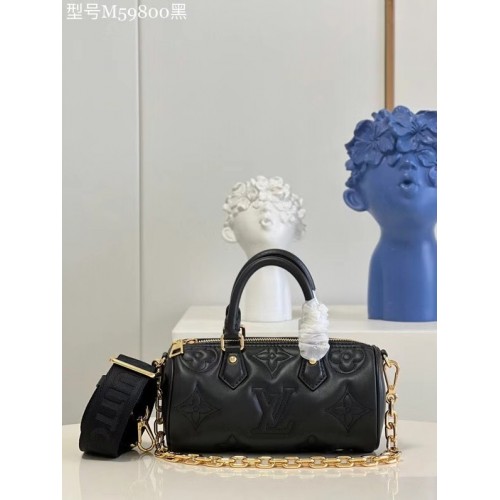Louis Vuitton PAPILLON BB M59827 black