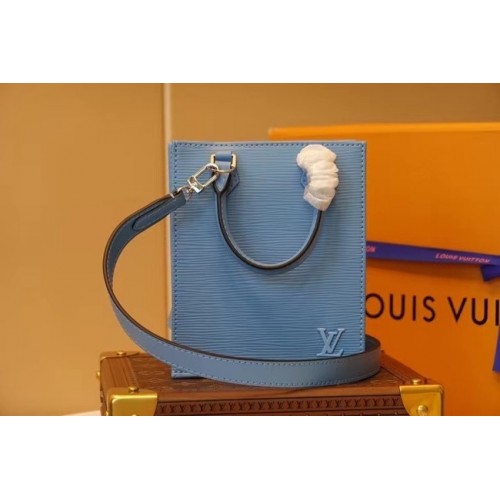 Louis Vuitton PETIT SAC PLAT M80168 blue
