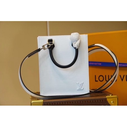Louis Vuitton PETIT SAC PLAT M80168 white&black