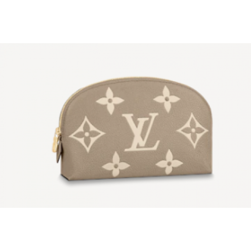 Louis Vuitton POCHETTE COSMETIQUE PM M59086 Dove Gray&Cream