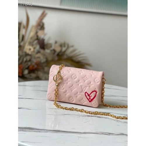 Louis Vuitton POCHETTE COUSSIN M80834 pink