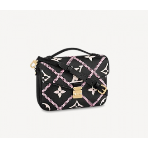 Louis Vuitton POCHETTE METIS M46028 black