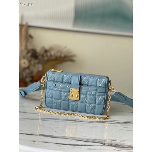 Louis Vuitton POCHETTE TROCA M59048 sky blue