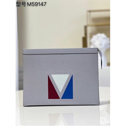 Louis Vuitton POCHETTE VOYAGE M59147 gray