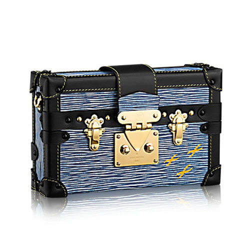 Louis Vuitton Petite Malle Epi Denim M50303 Denim Light