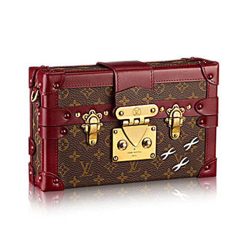 Louis Vuitton Petite Malle Monogram M50388 Bordeaux