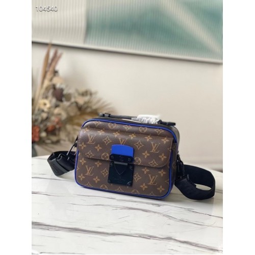 Louis Vuitton S LOCK SLING BAG M45864 Navy blue