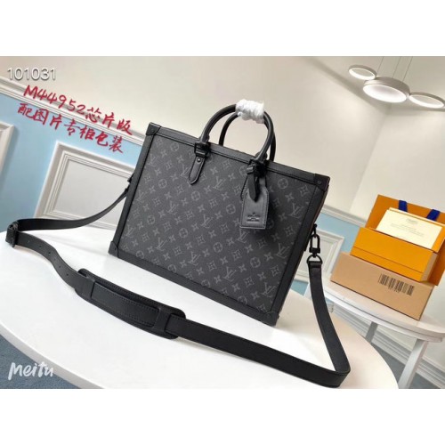 Louis Vuitton SOFT TRUNK briefcase M44952 black
