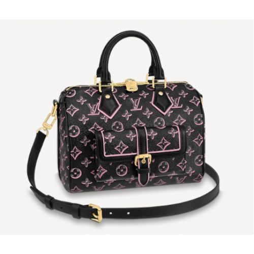 Louis Vuitton SPEEDY BANDOULIERE 25 M20919 Black
