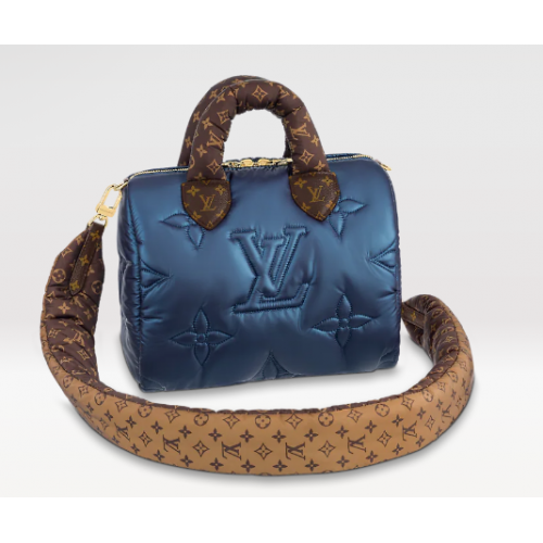 Louis Vuitton SPEEDY BANDOULIERE 25 M20973 Navy Blue