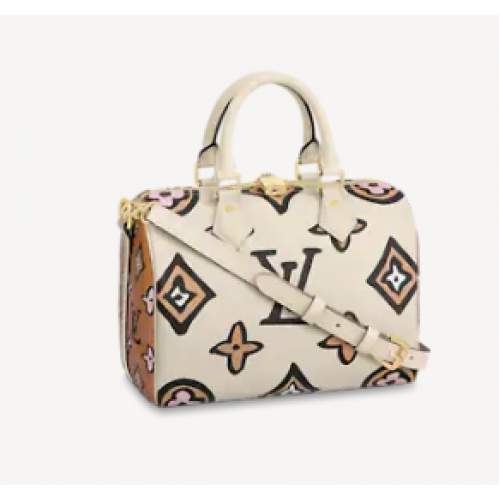 Louis Vuitton SPEEDY BANDOULIERE 25 M45828 Cream