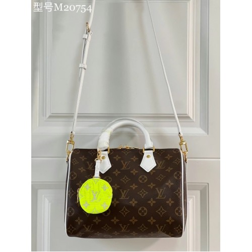 Louis Vuitton SPEEDY BANDOULIeRE 25 M41113 WHITE