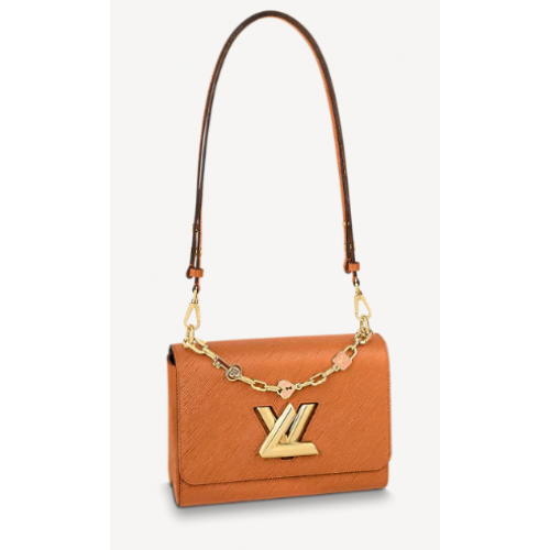 Louis Vuitton TWIST MM M20846 Gold Cipango Beige
