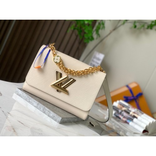 Louis Vuitton TWIST MM M59627 cream