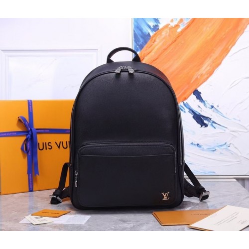 Louis Vuitton Taiga cowhide leather BACKPACK M30258 BLACK