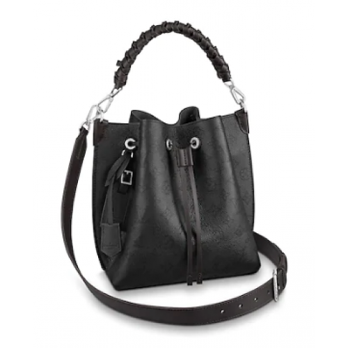 Louis Vuitton original Mahina Leather MURIA M55800 Black