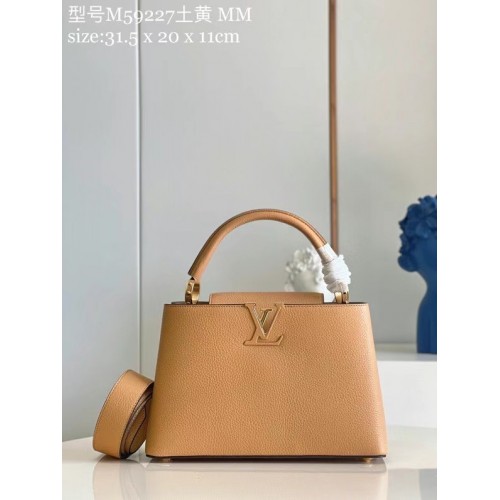 Louis vuitton CAPUCINES MM M59227 apricot