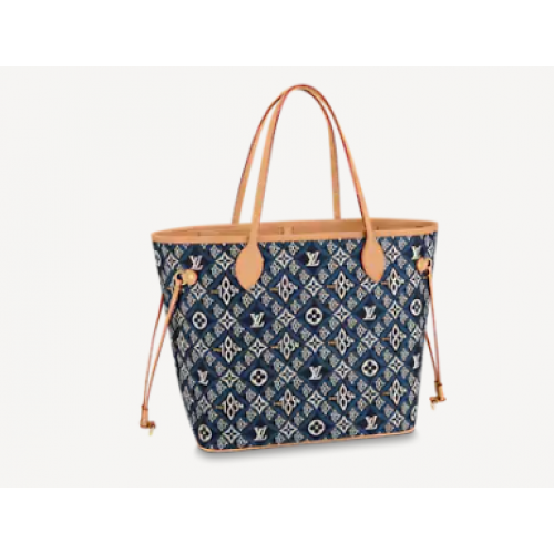 Louis vuitton SINCE 1854 NEVERFULL MM M57484 blue