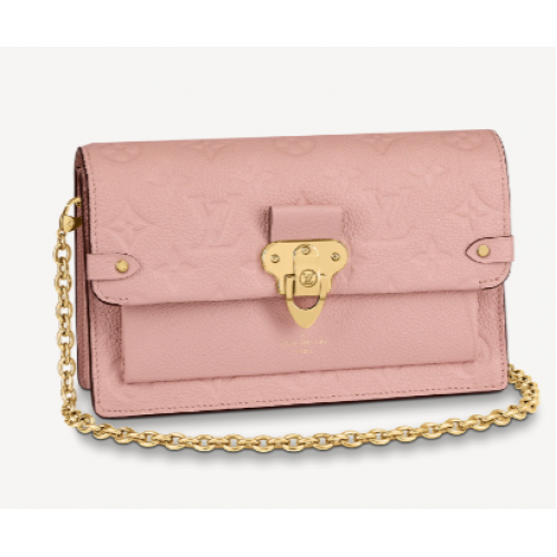 Louis vuitton VAVIN CHAIN WALLET M67841 Rose Poudre Pink