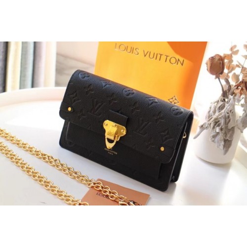 Louis vuitton VAVIN CHAIN WALLET M67841 black