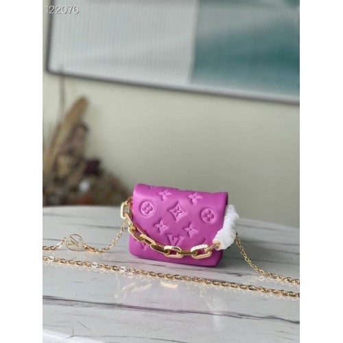 Louis vuitton WALLET ON STRAP BUBBLEGRAM M81125 Fuchsia