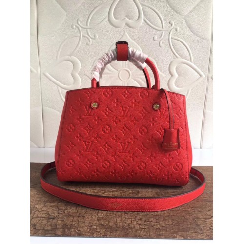 Louis vuitton mongram empreinte MONTAIGNE N41046 red