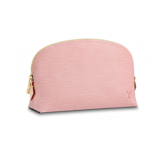 Louis vuitton original Epi Leather COSMETIC POUCH PM M52030 pink Rose Ballerine