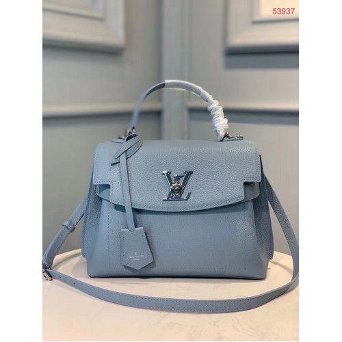Louis vuitton original LOCKME EVER BB M53937 light blue