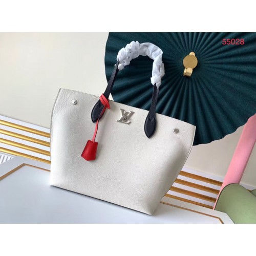 Louis vuitton original LOCKME GO M55028 white