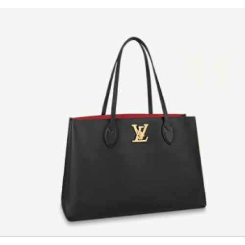Louis vuitton original LOCKME SHOPPER M57345 black